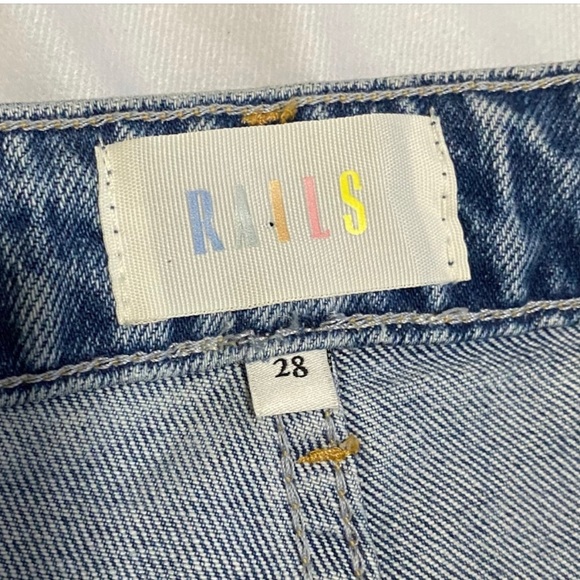 NWT Rails The Sunset High Rise Slim Flare Jeans in Cascade Wash, Size 28 - Picture 2 of 8